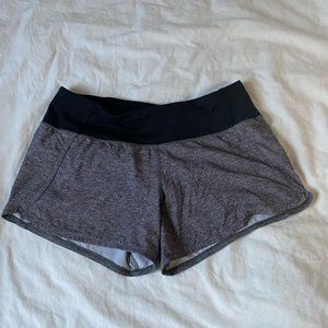 Lululemon Speed Shorts Grey